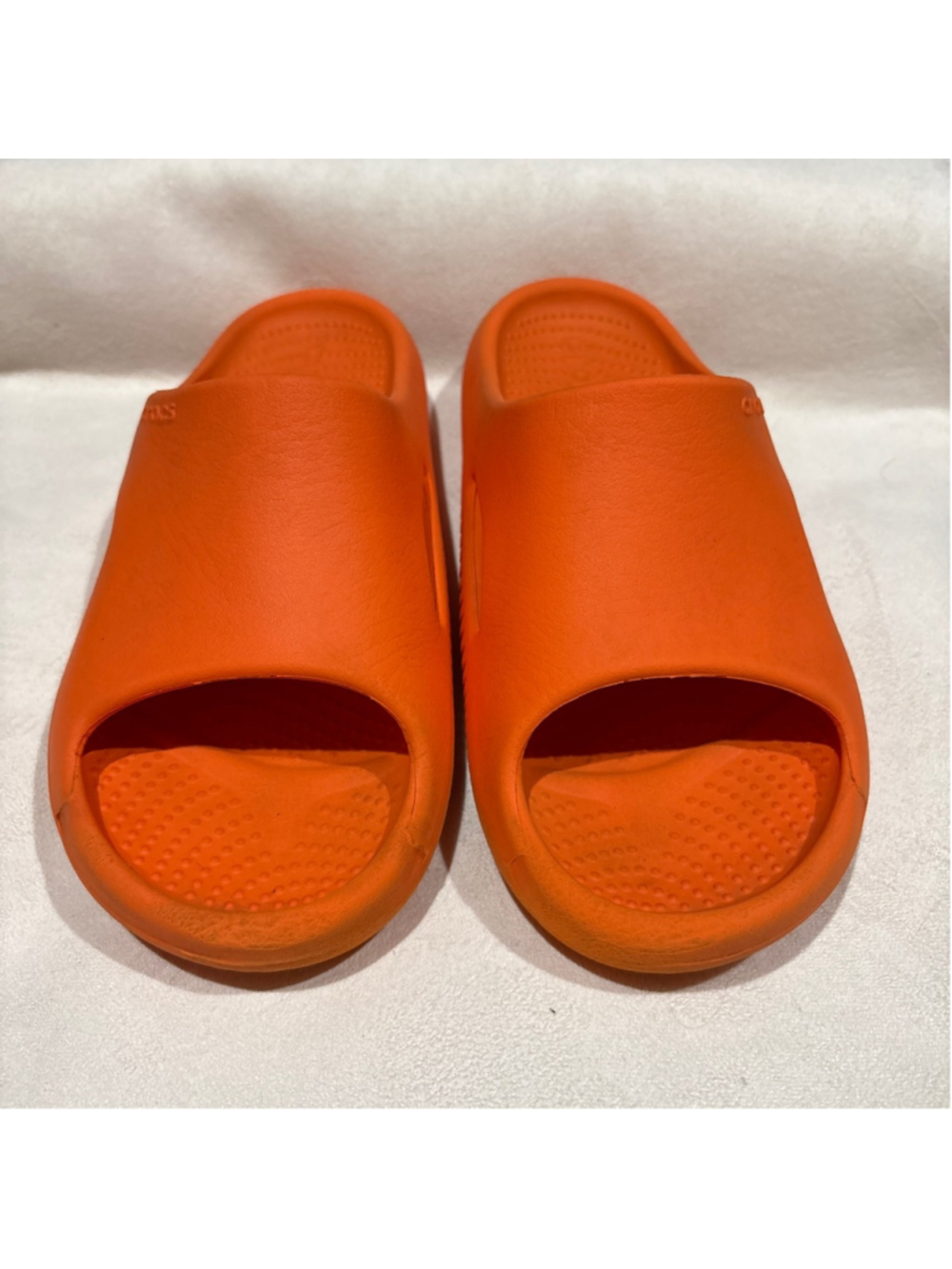 Crocs Orange Classic Slide Sandals Size 8 mens/ 10 womens